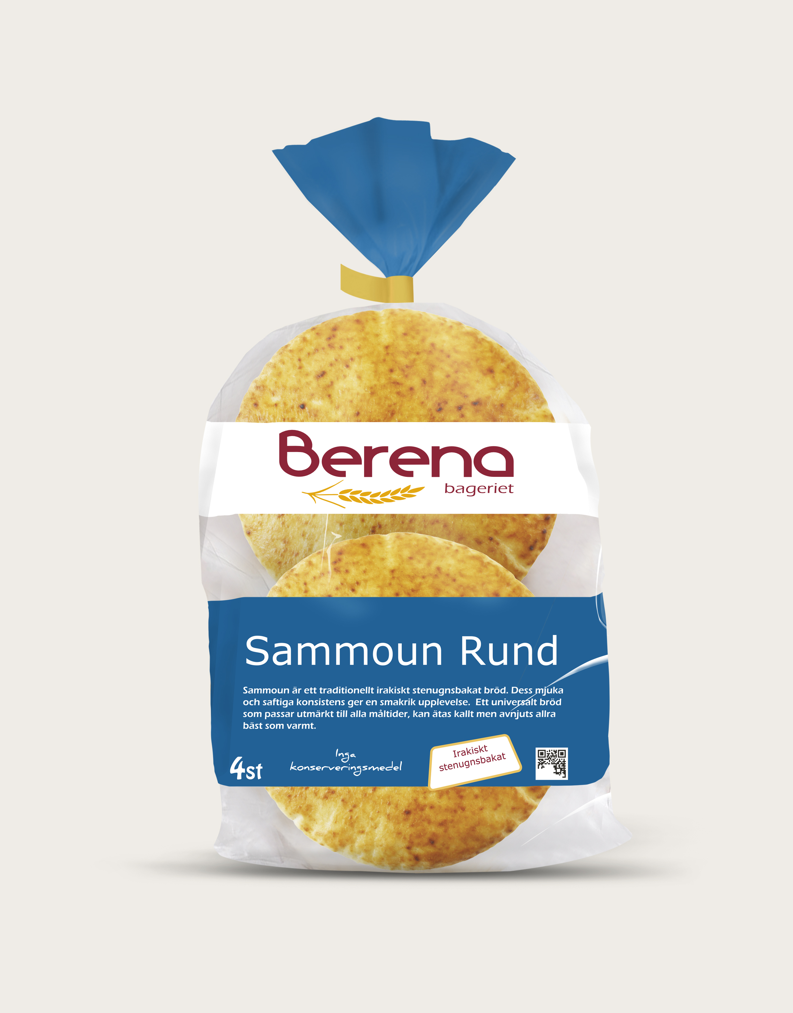 Sammoun Rund Vetemjöl - Berena